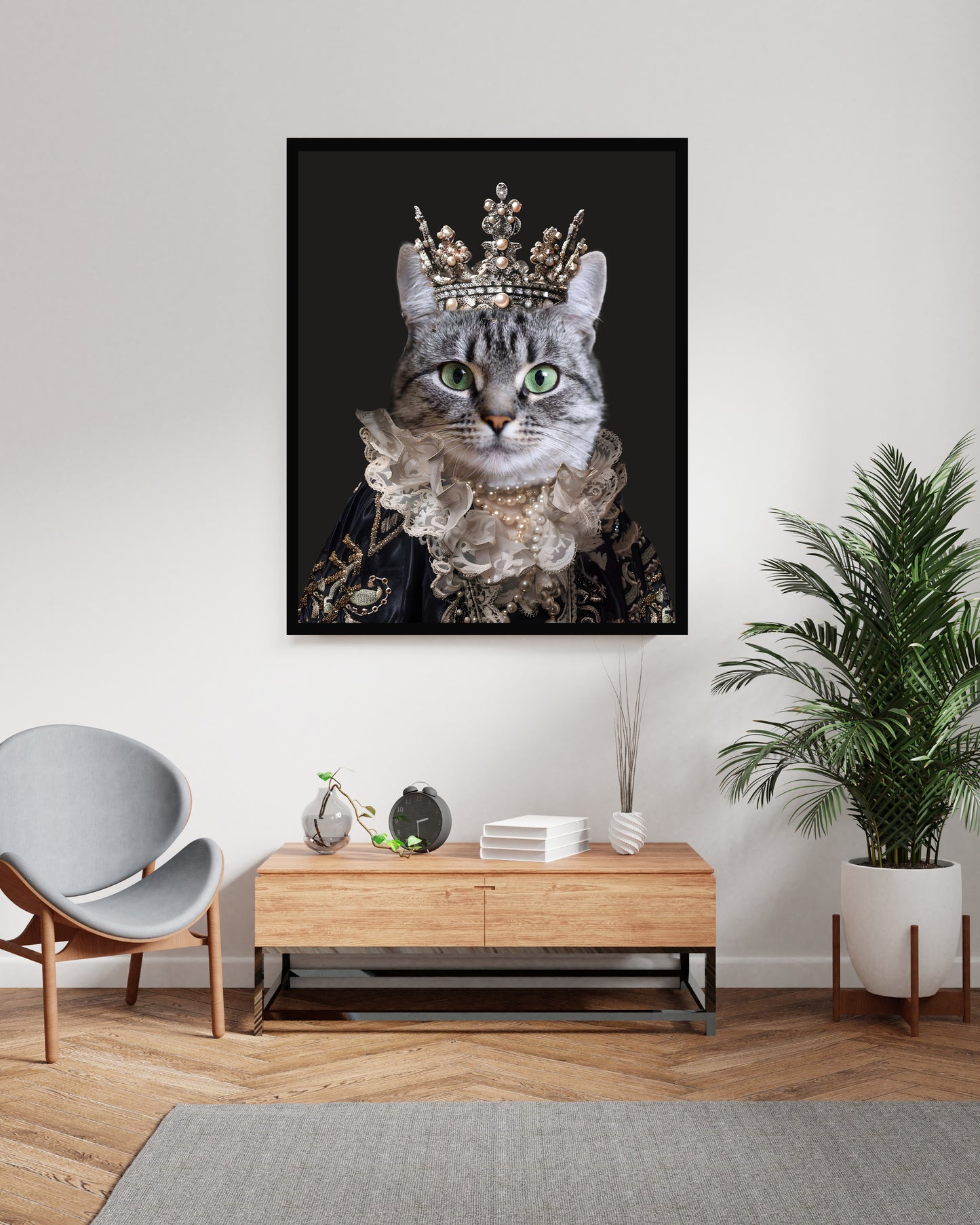 Royal Whiskers Pet Portrait