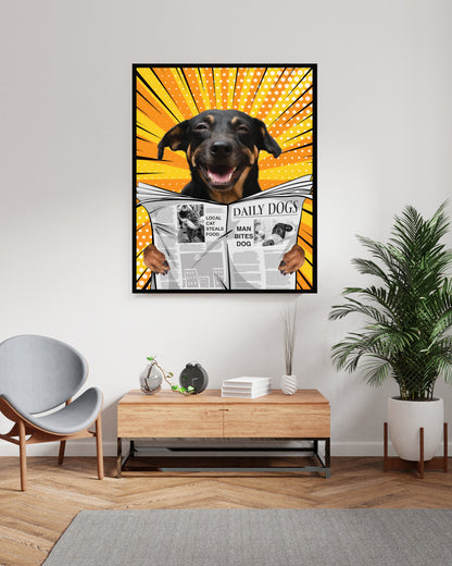 Daily Woof Customized Pet Portrait