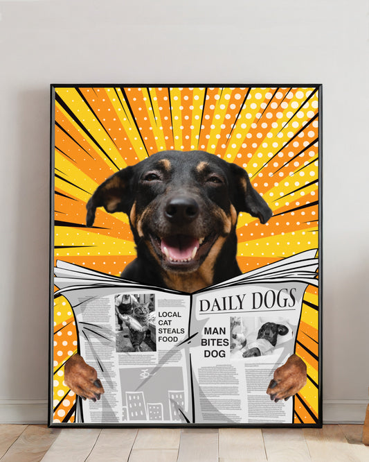 Daily Woof Customized Pet Portrait