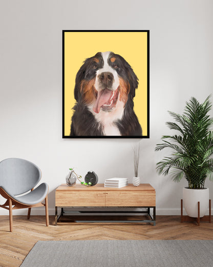 Pawsitive Vibes Customized Pet Portrait