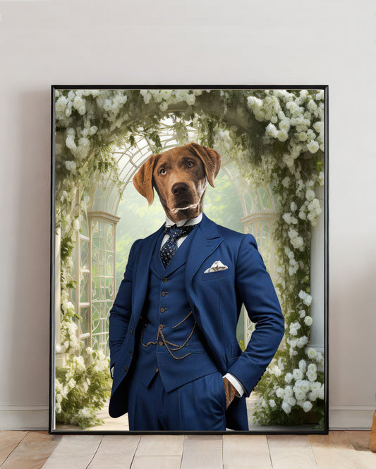 Bridgerton Bark Customized Pet Portrait