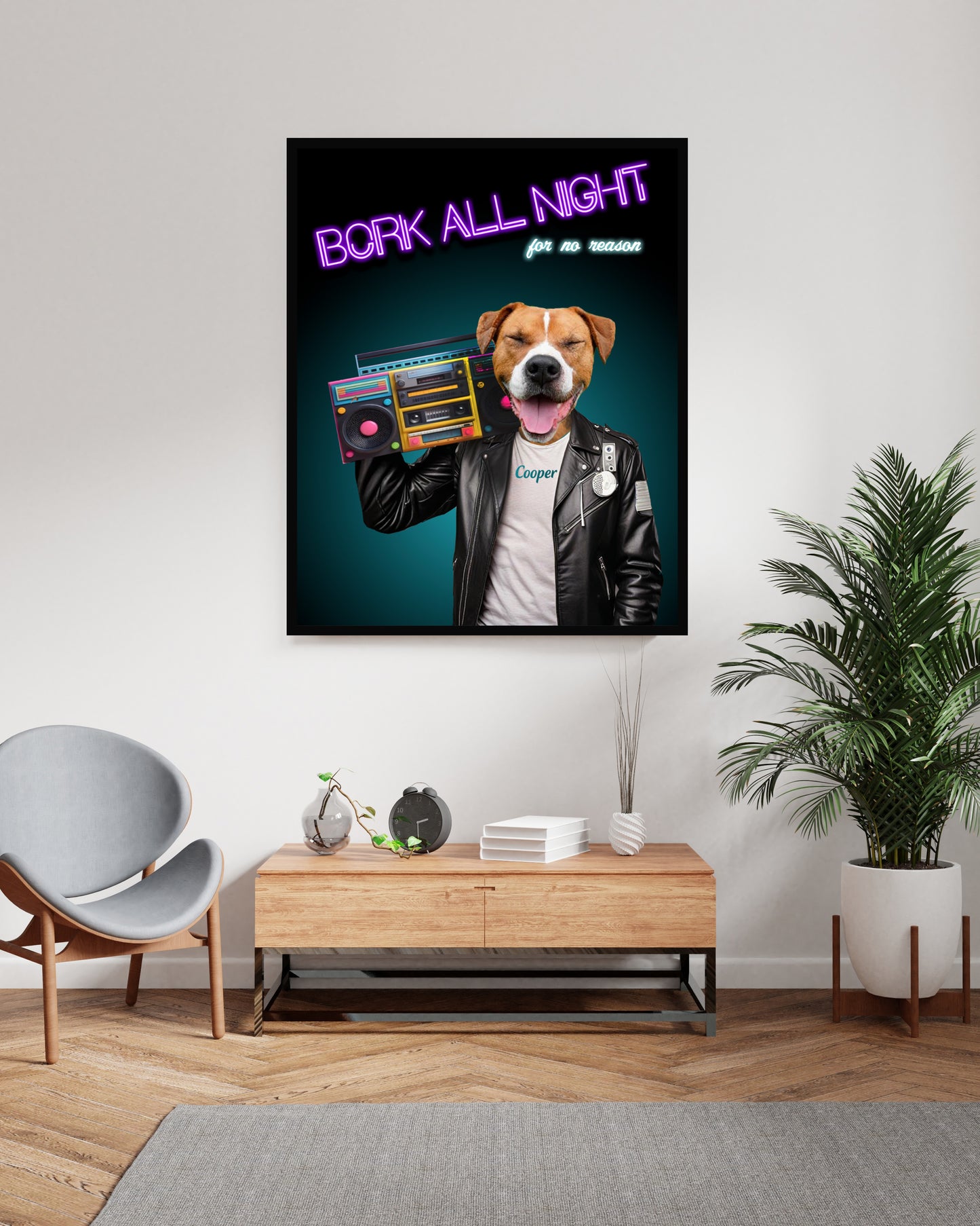 Bork Blaster Customized Pet Portrait