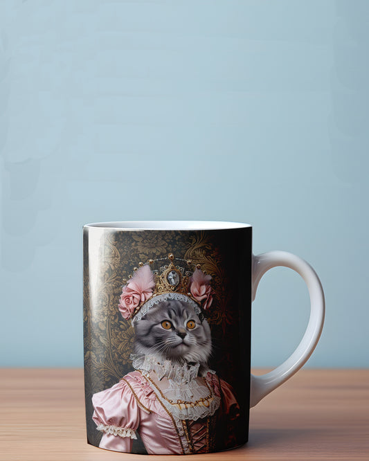 Feline Majesty Custom Printed Mug