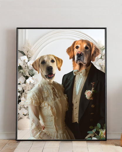 Pawfect Couple Customized Pet Portrait