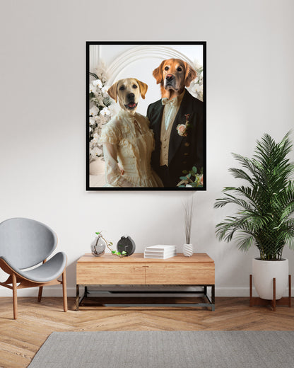 Pawfect Couple Customized Pet Portrait